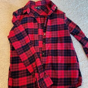 Lands' End Kids Size 6 Flannel